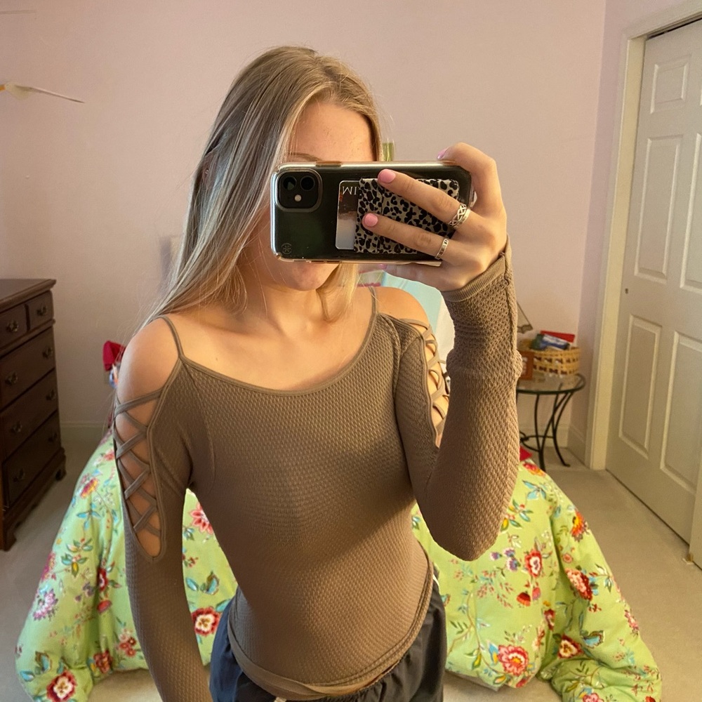 Trendy Free People Long Sleeve Shirt